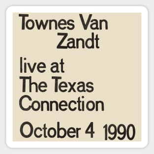 Townes Van Zandt LIVE Sticker